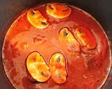 タコのトマト煮込み☆ジョジョコラボ飯作り方6写真