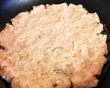 鶏ひき肉の大葉チーズはさみ焼き作り方5写真