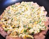 鶏ひき肉の大葉チーズはさみ焼き作り方6写真