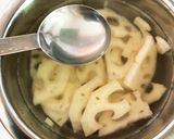 簡単!らっきょう酢れんこん➕薬味!作り方1写真
