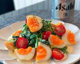 簡単 ほうれん草と味玉のごまマヨ合え作り方5写真