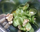 簡単！スィートバジルソース☆家庭菜園作り方1写真