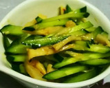 きゅうりとやわらぎメンマ+サラチキ和え作り方5写真