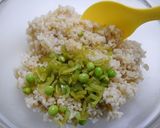 簡単！おにぎらず☆豆ごはん作り方1写真