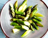ヤリイカとアスパラの豆鼓醤炒め作り方7写真