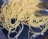 燻製炙り中トロとアボカドのペペロンチーノ作り方10写真