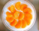 豆乳でできる！牛乳寒天みかん入り作り方5写真