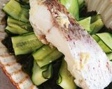 白身魚ときゅうり中華蒸し作り方9写真