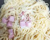ゴロっとベーコンのカルボナーラ作り方7写真