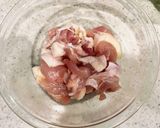 ナスと鶏もも肉の醤油炒め作り方1写真