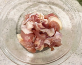 ナスと鶏もも肉の醤油炒め作り方1写真