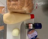 朝からしあわせ。ツナ玉マヨトースト作り方1写真