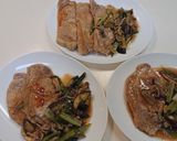 豚ロースのステーキ(☆ニンニク入り)作り方8写真