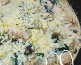 ☆ささみとほうれん草のクリーム煮☆作り方4写真