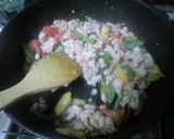 タイ風チキンバジル炒めご飯！作り方4写真