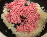 ひき肉のオムレツ(2人分)作り方2写真