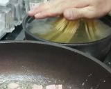 【1食373円】きのこのバター醤油パスタ作り方5写真