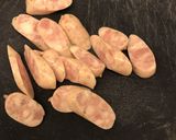 簡単　餃子の皮納豆ピザ作り方2写真