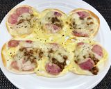 簡単　餃子の皮納豆ピザ作り方5写真