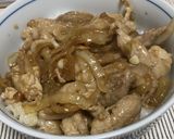 手抜き丼 生姜焼き丼！作り方5写真
