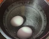 赤みず菜とズッキーニのマカロニサラダ作り方1写真