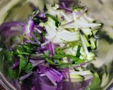 赤みず菜とズッキーニのマカロニサラダ作り方3写真