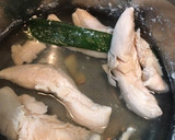 みつばと鷄ささみの柚子胡椒和え作り方1写真