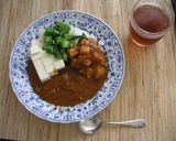 レトルトカレーに冷奴☆驚きのコラボランチ作り方3写真