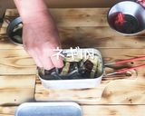 キャンプ飯　メスティン　焼鳥缶炊込みご飯作り方22写真