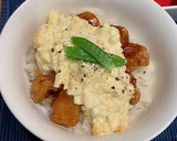 ♡からあげ照り焼きタルタルソース丼♡作り方6写真