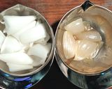薩摩揚げ、竹輪麩、新玉葱、春人参の煮物作り方3写真