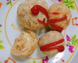 オートミールでチーズボール。チーズと明太作り方8写真