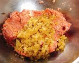 たっぷりデミグラスソースの豚肉ハンバーグ作り方4写真
