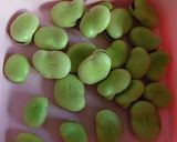 空豆と新玉ねぎのガリバタ醤油☆チーズ風味作り方1写真