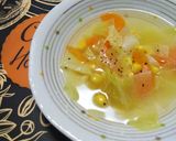 キャベツ とうもろこしのコンソメスープ煮作り方4写真