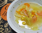 キャベツ とうもろこしのコンソメスープ煮作り方4写真