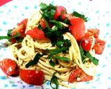 簡単♡絶品トマトの冷製ジェノベーゼパスタ作り方6写真