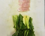♪カブの葉とベーコンの美味しいスープ♪作り方1写真