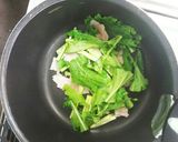 ♪カブの葉とベーコンの美味しいスープ♪作り方2写真