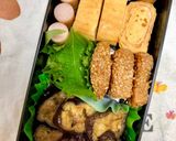 お弁当の隙間にミニトマトを大葉に乗せて♪作り方4写真