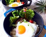 ストウブ鍋でロコモコ丼作り方5写真
