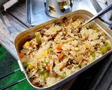 メスティンで炊くカレーピラフ作り方5写真
