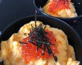 スクランブルエッグとイクラのW卵丼作り方5写真