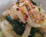 簡単!親子焼きうどん作り方4写真
