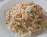 簡単!親子焼きうどん作り方5写真