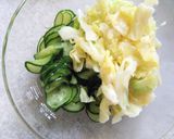 キャベツときゅうりの酢の物♪作り方3写真