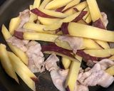 茄子豚さつまいもの甘辛炒め♡幼児食にも作り方6写真