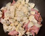カリフラワー＊クリームパスタ作り方3写真