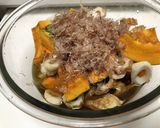カボチャとチクワのおかか煮作り方5写真