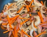 生クリーム不要！具たっぷりクリームパスタ作り方4写真